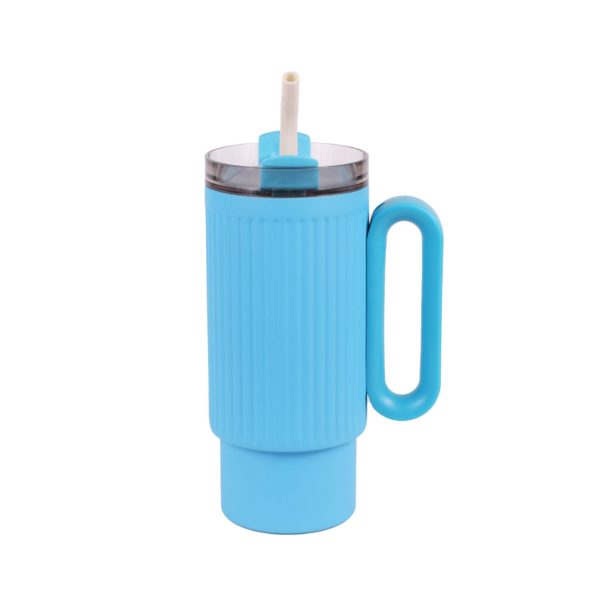 Stainless Steel (18/8Pro) 40oz retro fruit colors tumbler with straw Wide