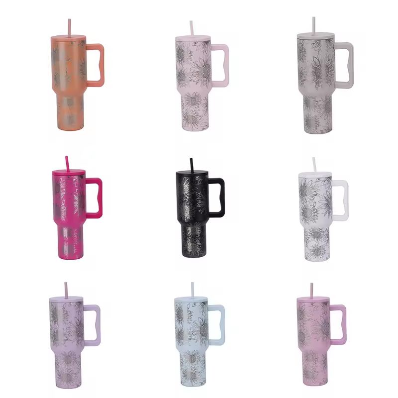 Acier inoxydable (18 / 8pro) 3e version stanley 40oz tumbler large 1000 ml ~ 2000 ml