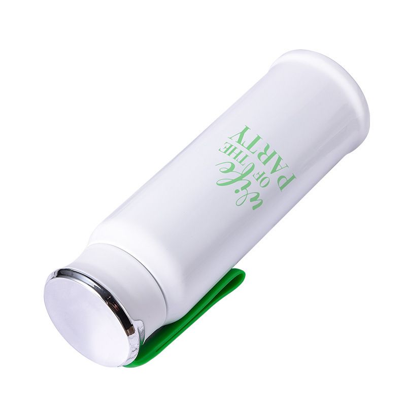 Acciaio inossidabile (18/8Pro) Evento di promozione del marketing più popolare Bottiglia d'acqua in acciaio inossidabile largo 250 ml ~ 500 ml bianco