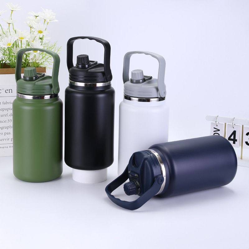 Acciaio inossidabile (18/8Pro) 2024 Nuovo arrivo 4000ml Sports di oversize Oversize Bottle SS304 Wide 2000ml e sopra l'oliva