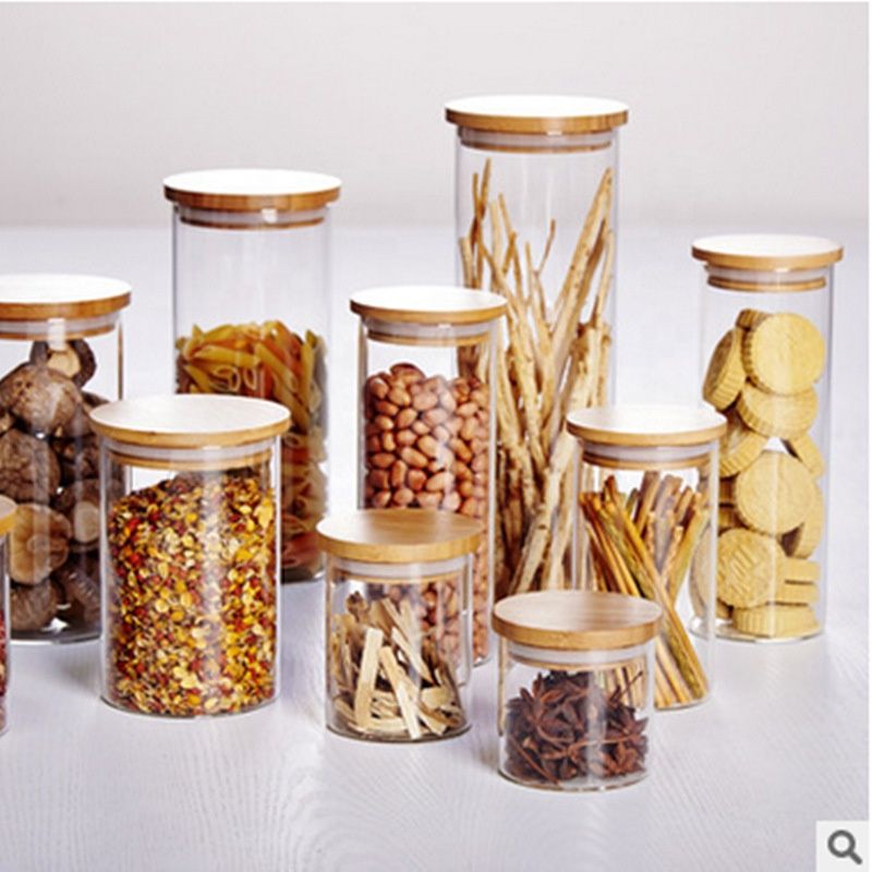 Verdure generi alimentari in vetro in vetro a prova di umidità. 2.jpg