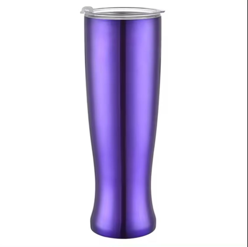 Edelstahl (18/8pro) 2024 neuer Eisbier Tumbler für die Hotelbar breit 250 ml ~ 500 ml Karnation