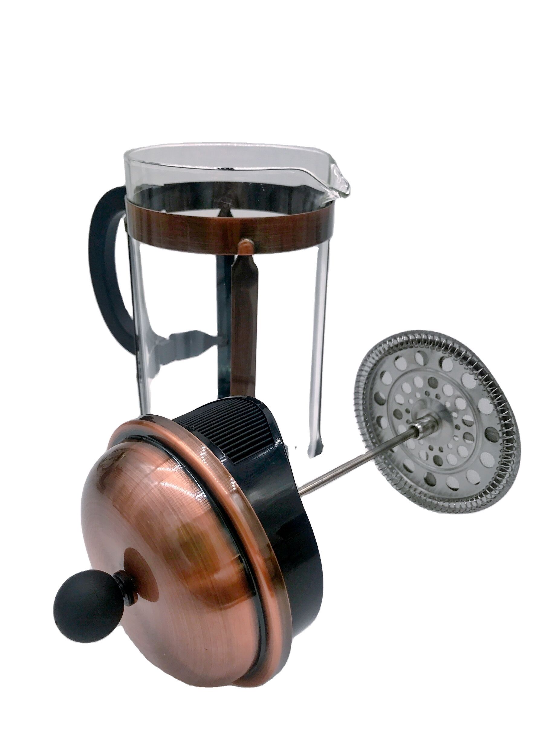 Edelstahl (18/8pro) Retro French Press Coffee Maker breit 500 ml ~ 1000 ml Karnation 2.jpg