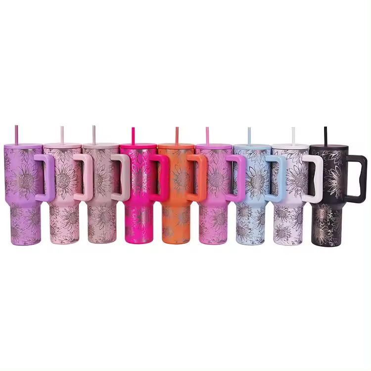 Acier inoxydable (18 / 8pro) 3e version stanley 40oz tumbler large 1000 ml ~ 2000 ml