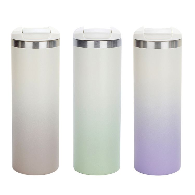 Acier inoxydable (18 / 8pro) Couleur lumineuse pop-up couvertes en acier inoxydable Flash large 250 ml ~ 500 ml Acier inoxydable (18 / 8pro) Couleur lumineuse pop-up couvertes en acier inoxydable Flash large 250 ml ~ 500 ml