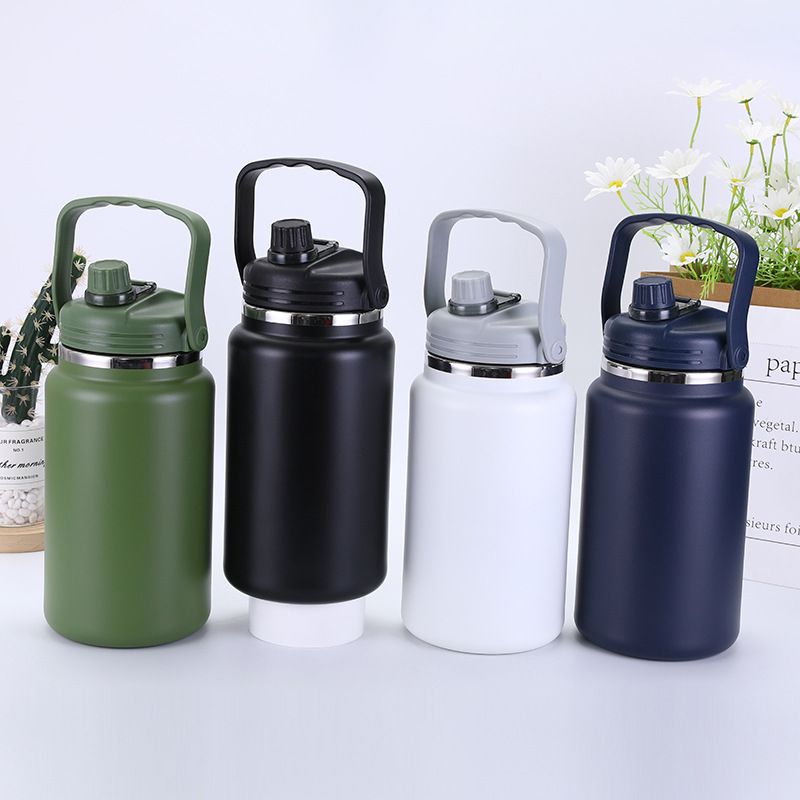 Acciaio inossidabile (18/8Pro) 2024 Nuovo arrivo 4000ml Sports di oversize Oversize Bottle SS304 Wide 2000ml e sopra l'oliva
