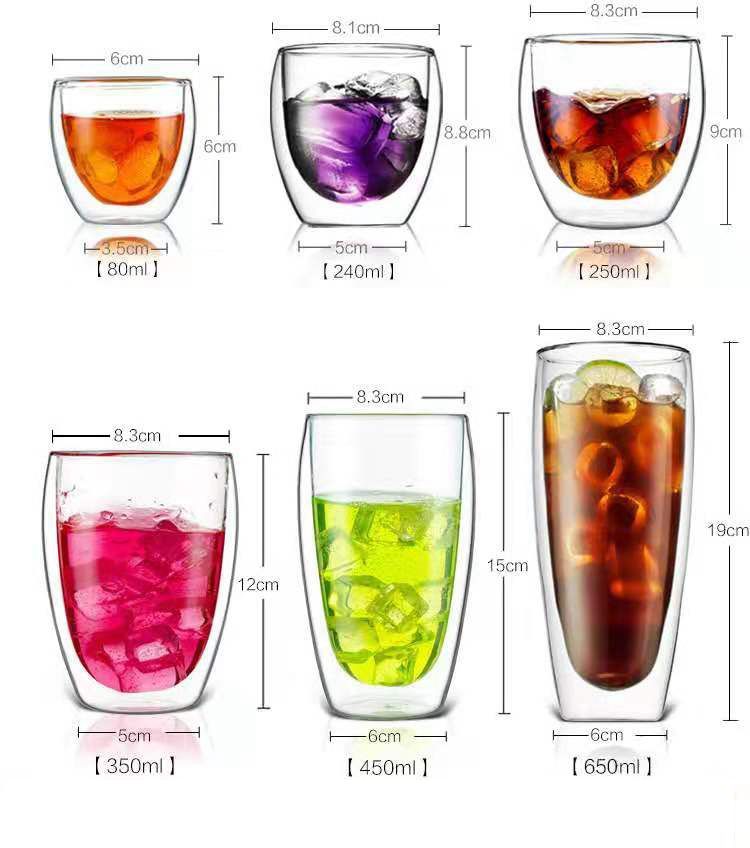 Ordine di massa a doppia parete larga in bocca tazza per succo/bevande/vino/tè/latte fino a 250 ml di libertà 3.jpg
