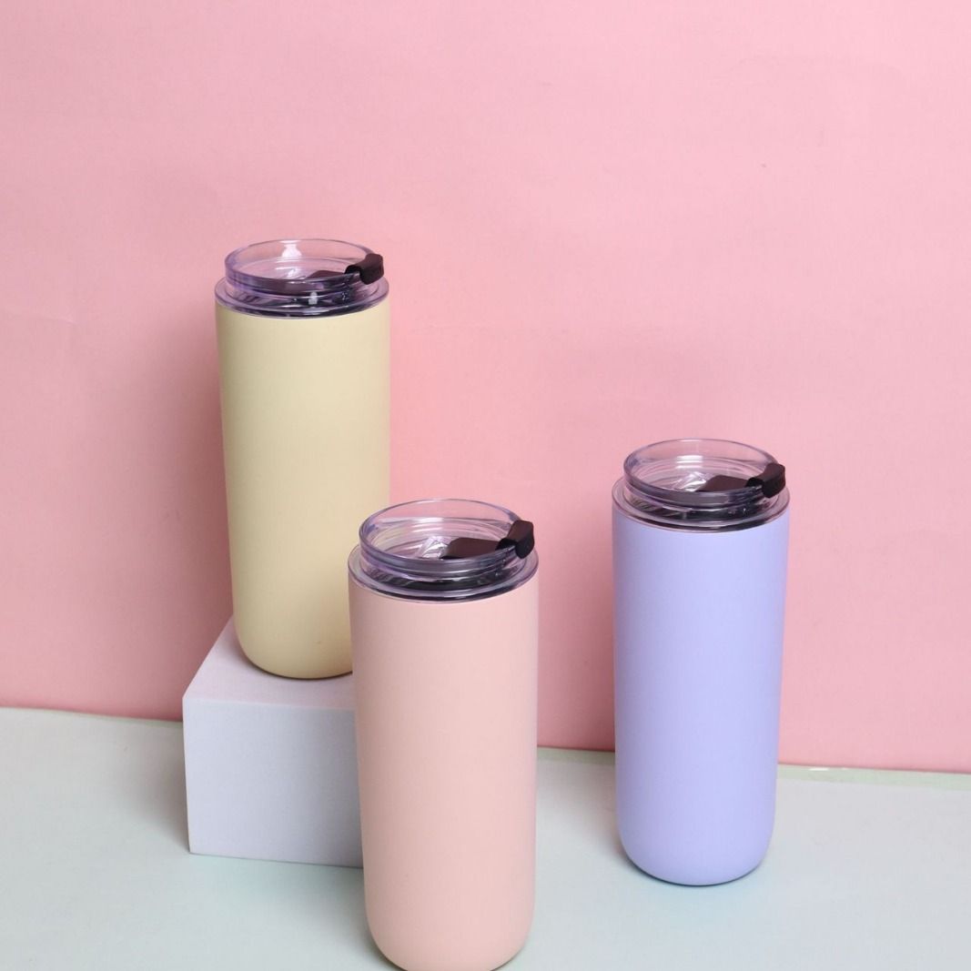 Stainless Steel (18/8Pro) New arrival fruit color young lady tumbler Wide
