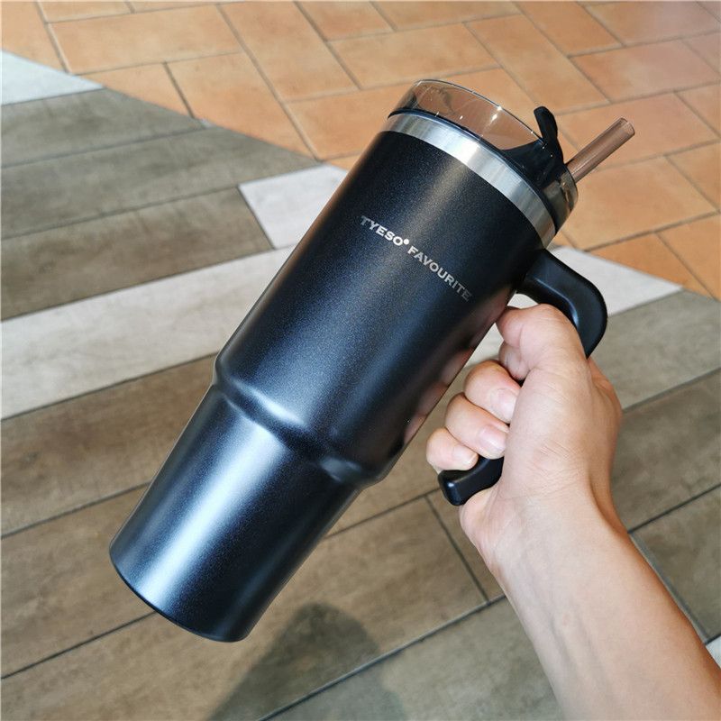 Stainless Steel (18/8Pro) Vacuum Insulated Stainless Steel Tumbler With Handle Wide 500ml ~ 1000ml Custom-make 4.jpg