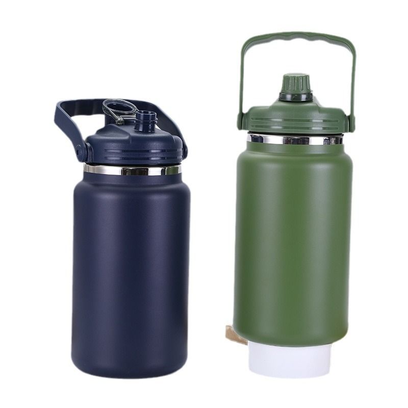 Acciaio inossidabile (18/8Pro) 2024 Nuovo arrivo 4000ml Sports di oversize Oversize Bottle SS304 Wide 2000ml e sopra l'oliva