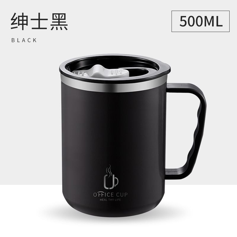 Stainless Steel (18/8Pro) Double wall vaccum insulated Anti scalding coffee mug cup Wide