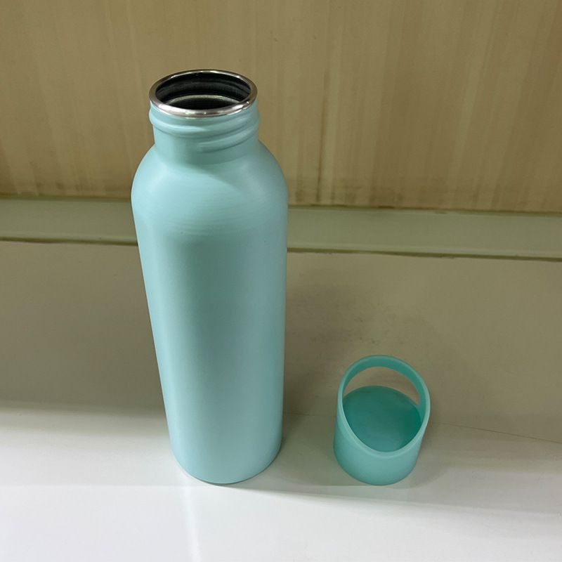 Aluminum Narrow Mouth Portable handle sport water bottle lightweight