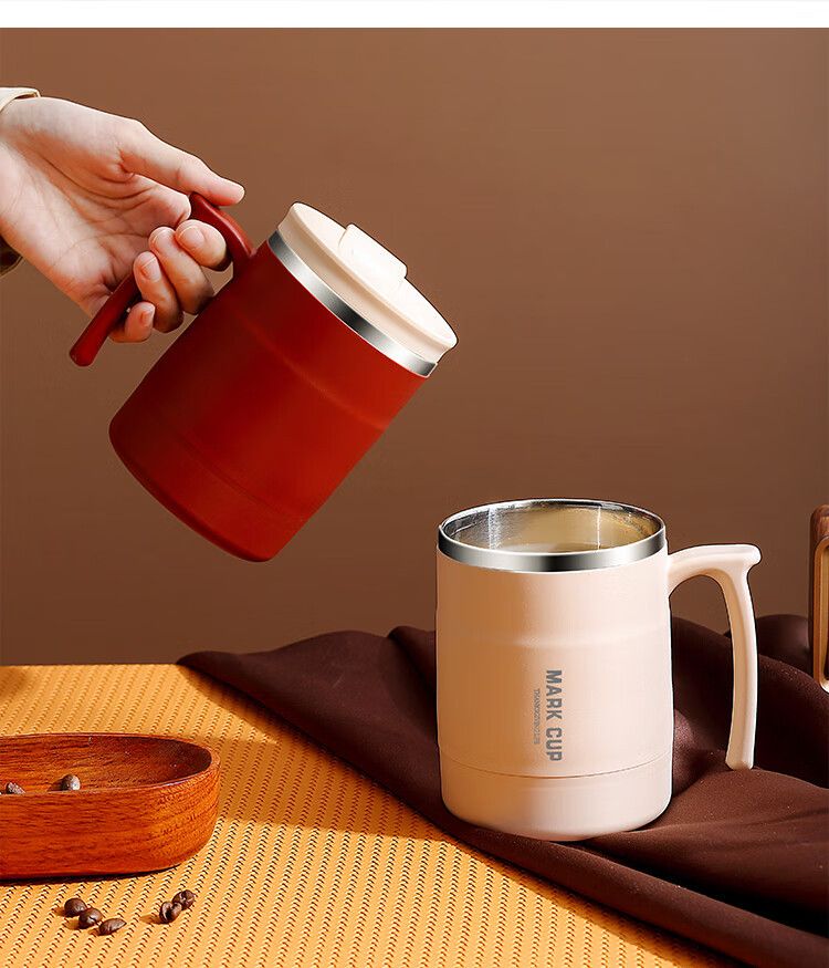 Stainless Steel (18/8Pro) newest office coffee mug with straw and foldable spoon Wide 500ml ~ 1000ml Carnation Stainless Steel (18/8Pro) newest office coffee mug with straw and foldable spoon Wide 500ml ~ 1000ml Carnation