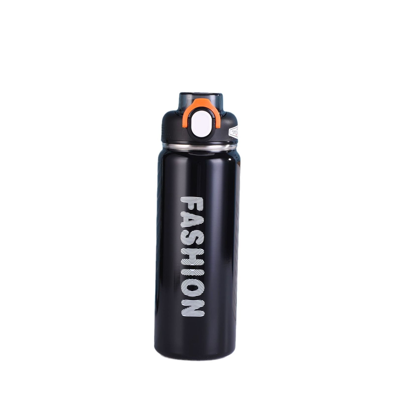 2025 La toute nouvelle bouteille d'eau en acier inoxydable avec poignée et bouton de verrouillage Proof de plomb 500 ml ~ 1000 ml blanc