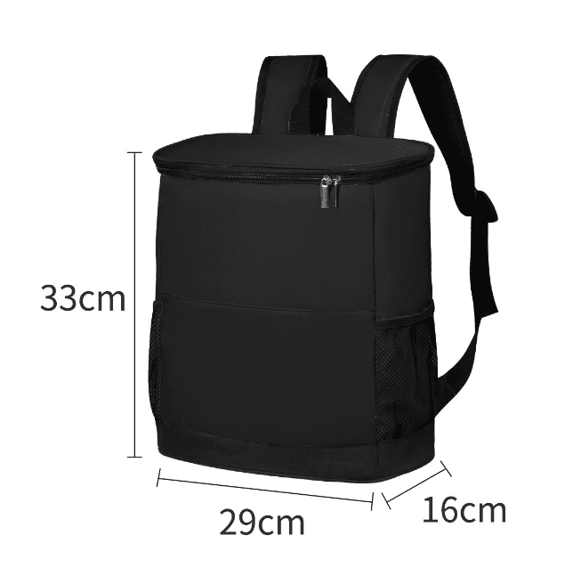 Small Soft Soft plus refroidisseur de sac à lunch pour école Travail Picnic Voyage - Réutilisable Portable Lunchbox 2000 ml et au-dessus du noir