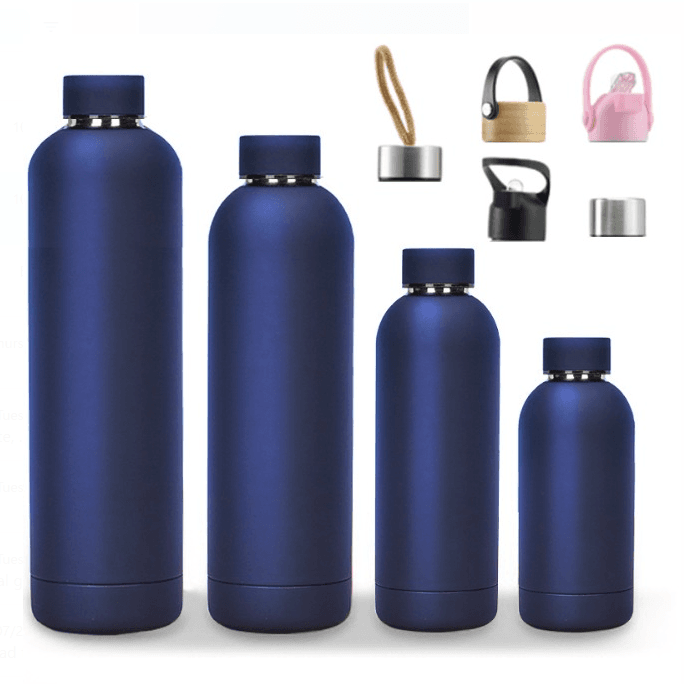 custom personalised wholesale buy insulated double wall Durable eco-friendly stainless steel sus 304 flask water bottle with small narrow mouth and no handle