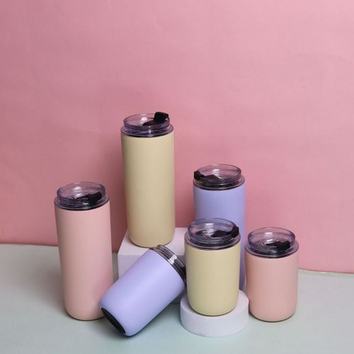 Stainless Steel (18/8Pro) New arrival fruit color young lady tumbler Wide