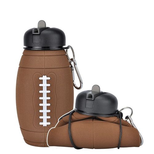 Silicone Fodable Portable Save Space Sports Outdoor Promotional Water Bottle Wide