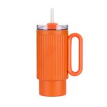 Acciaio inossidabile (18/8Pro) Tumbler di frutta retrò da 40 once con paglia larga 1000 ml ~ 2000 ml di garofano