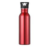 Wholesale single wall stainless steel sport water bottle with hanging buckle 500ml ~ 1000ml Steel