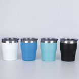 Stainless Steel (18/8Pro) 10oz mini office coffee tumbler stainless steel SS304 double wall Wide 250ml ~500ml Alpine