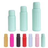 Edelstahl (18/8pro) 2024 Neue Obstfarben Outdoor -Sportwasserflasche mit einem Deckelbecher breit 250 ml ~ 500 ml Karnation