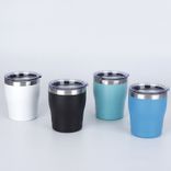Stainless Steel (18/8Pro) 10oz mini office coffee tumbler stainless steel SS304 double wall Wide 250ml ~500ml Alpine