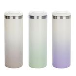 Acier inoxydable (18 / 8pro) Couleur lumineuse pop-up couvertes en acier inoxydable Flash large 250 ml ~ 500 ml