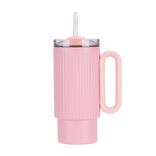 Acciaio inossidabile (18/8Pro) Tumbler di frutta retrò da 40 once con paglia larga 1000 ml ~ 2000 ml di garofano