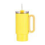 Acciaio inossidabile (18/8Pro) Tumbler di frutta retrò da 40 once con paglia larga 1000 ml ~ 2000 ml di garofano