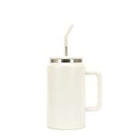 Stainless Steel (18/8Pro) 50oz stainless steel water tumbler mug outdoor with straw Wide 1000ml ~ 2000ml Pineapple