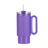 Acciaio inossidabile (18/8Pro) Tumbler di frutta retrò da 40 once con paglia larga 1000 ml ~ 2000 ml di garofano