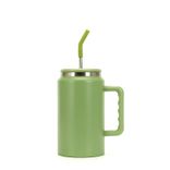 Stainless Steel (18/8Pro) 50oz stainless steel water tumbler mug outdoor with straw Wide 1000ml ~ 2000ml Pineapple
