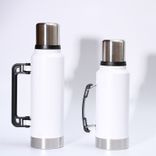 Edelstahl (18/8Pro) 2024 Neuarrand -Water -Stahl -Wasserspeicher Weit 1000 ml ~ 2000 ml Seegras