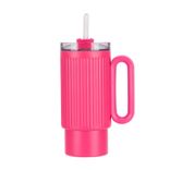 Acciaio inossidabile (18/8Pro) Tumbler di frutta retrò da 40 once con paglia larga 1000 ml ~ 2000 ml di garofano
