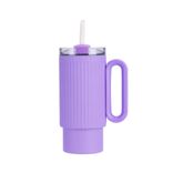 Acciaio inossidabile (18/8Pro) Tumbler di frutta retrò da 40 once con paglia larga 1000 ml ~ 2000 ml di garofano