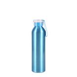 Wholesale Aluminum Outdoor Small Narrow Mouth Sport Water Bottle Screw Cap With Strip Light Weight 500ml ~ 1000ml Seagrass