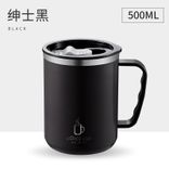 Stainless Steel (18/8Pro) Double wall vaccum insulated Anti scalding coffee mug cup Wide 250ml ~500ml Alpine