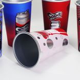 Tasse à bière en aluminium à couleur changeante de qualité alimentaire, personnalisée, 250ml ~ 500ml, acier