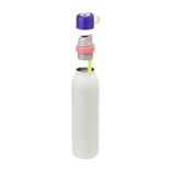 custom hot&new insulated portable stainless steel 304 flask water bottle 500ml ~ 1000ml White