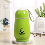 Edelstahl (18/8pro) Gürbisse geformte Mädchen Kinder Isolierung Wasserflasche mittelgroß bis zu 250 ml Karnation
