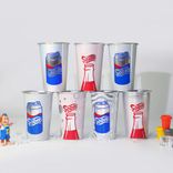 Tasse à bière en aluminium à couleur changeante de qualité alimentaire, personnalisée, 250ml ~ 500ml, acier