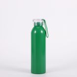 Wholesale Aluminum Outdoor Small Narrow Mouth Sport Water Bottle Screw Cap With Strip Light Weight 500ml ~ 1000ml Seagrass