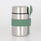 Großhandel tragbare Outdoor-Edelstahl-Isolierflasche für Lebensmittel/Suppe, Lunch-Glas, 250 ml ~ 500 ml, Weiß